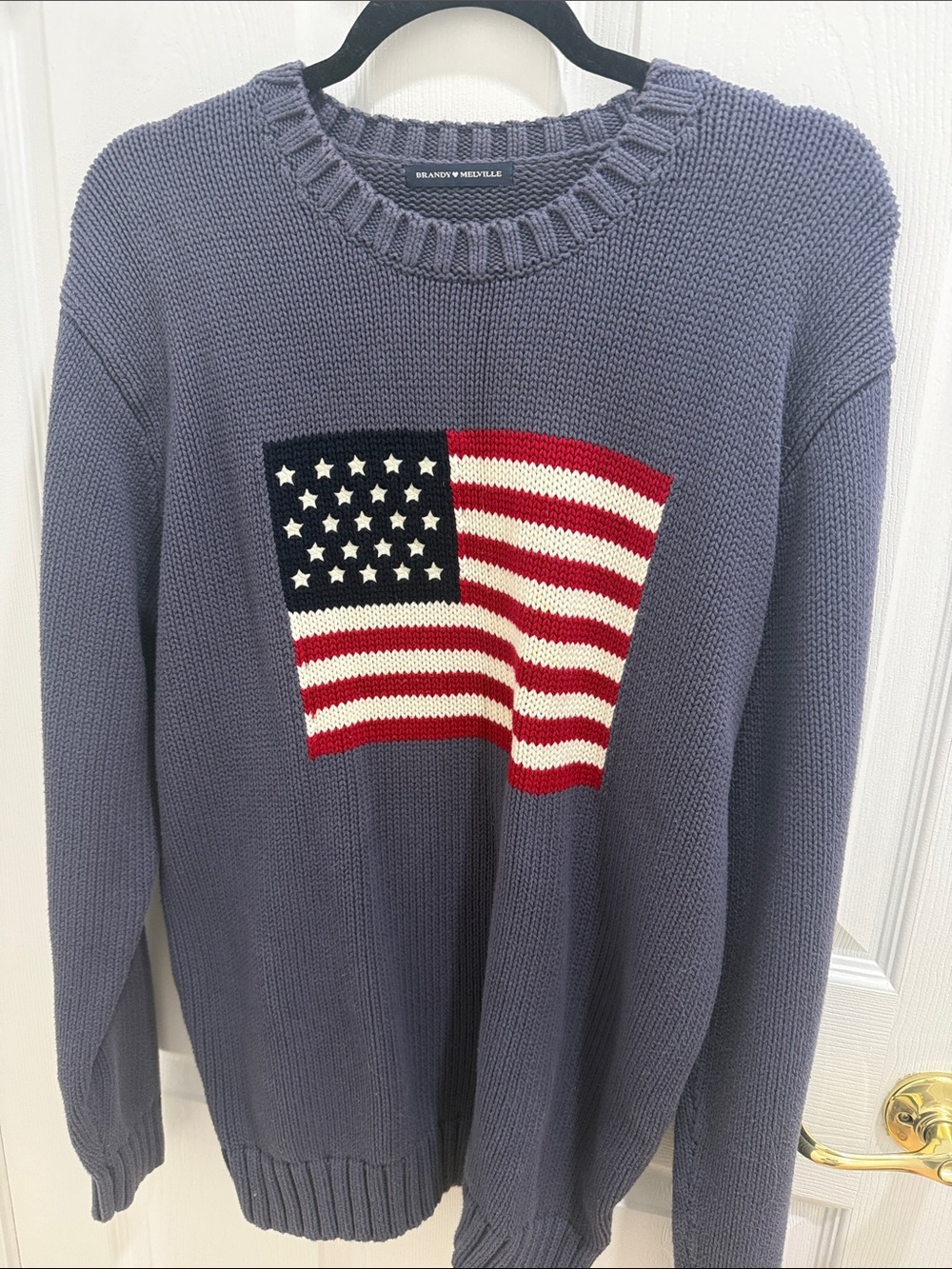 Brandy Melville American Flag Sweater